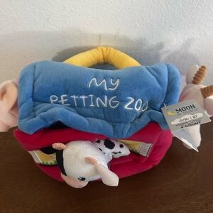 Plush infant toddler petting zoo new 4 piece plush toy 0+ infant toy new
